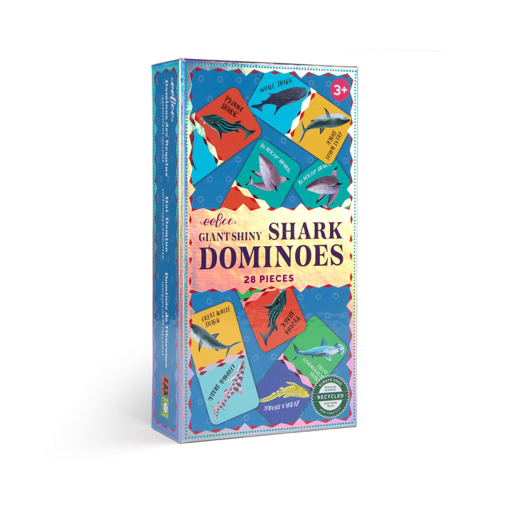 Giant Shiny Shark Dominoes | Eeboo