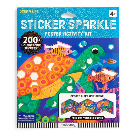Ocean Life | Sticker Sparkle Poster Activity Kit
