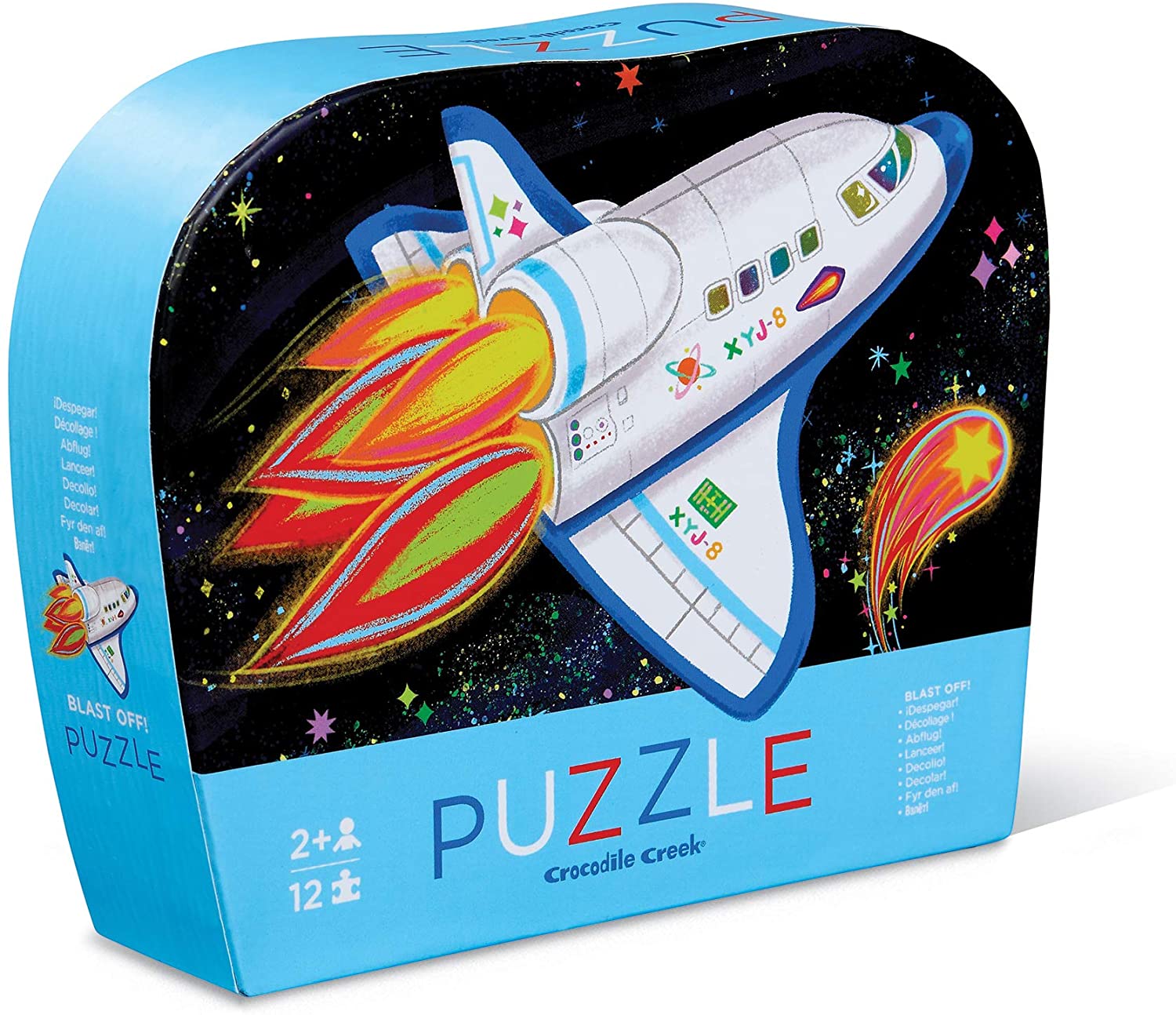 Blast Off! 12 Piece Crocodile Creek Puzzle Kaboodles Toy Store - Victoria