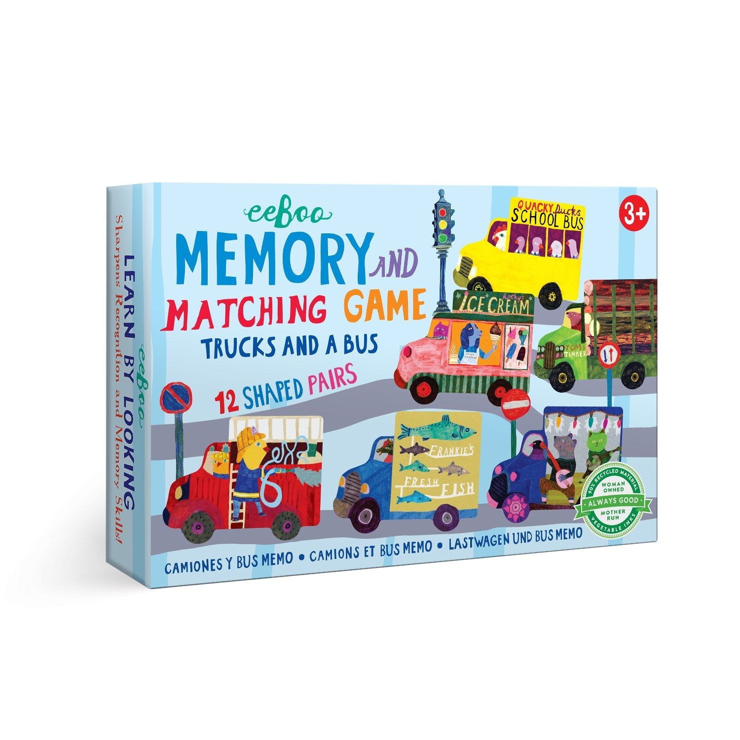 Trucks and a Bus Little Matching Game Kaboodles Toy Store - Victoria