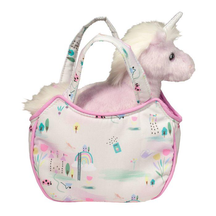 Magical World Sassy Sak with Purple Unicorn | Douglas Cuddle Toys