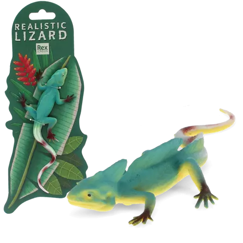 Realistic Double Crown Lizard