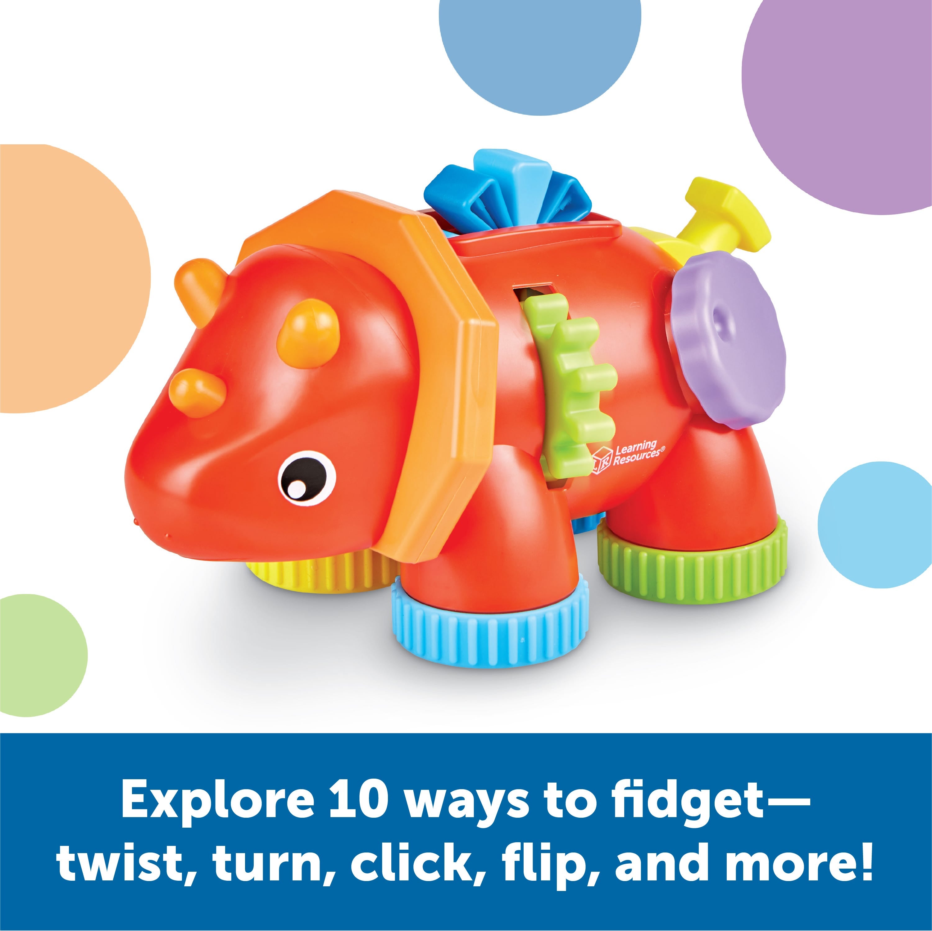 Tracy the Fidget Triceratops