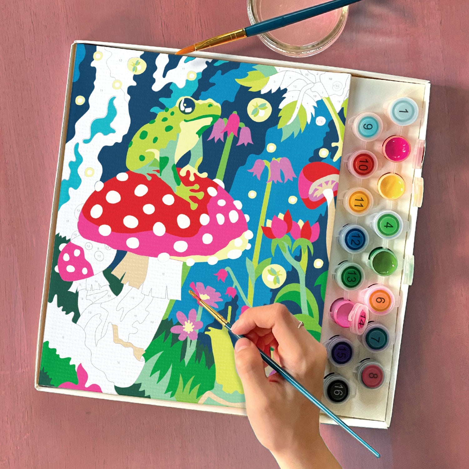 Mushroom Forest Paint By Number | iHeart