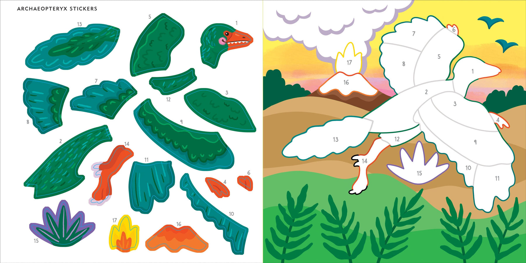 Dinosaurs | My First Color By Sticker