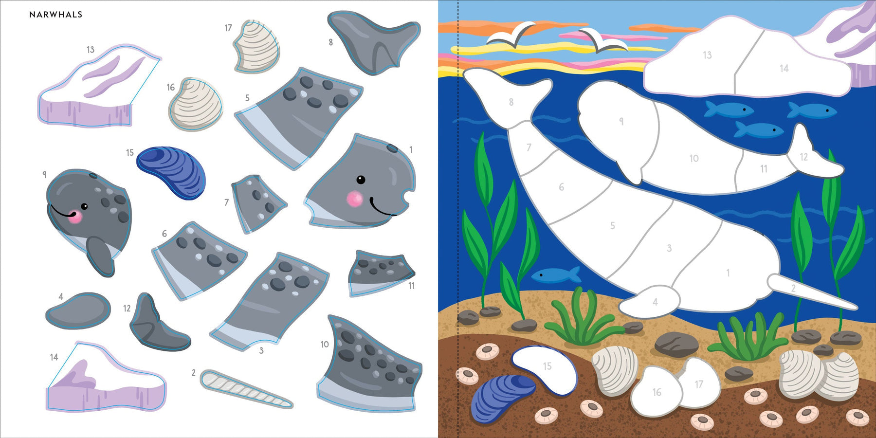 Under the Sea | My First Color By Sticker