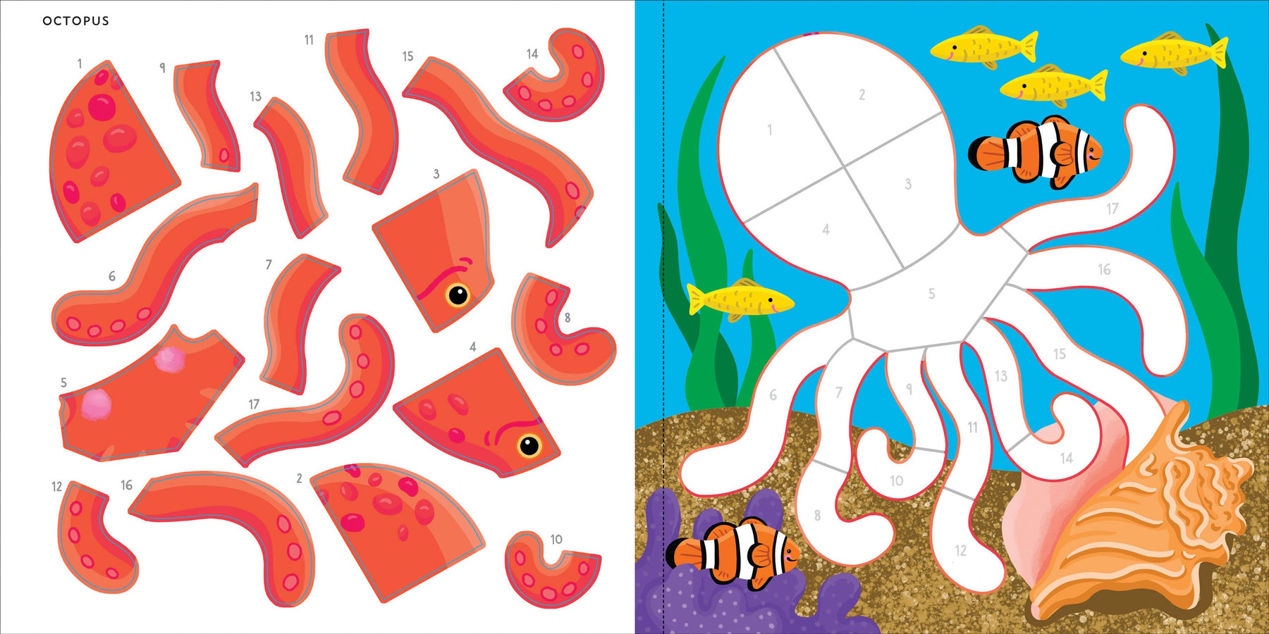 Under the Sea | My First Color By Sticker