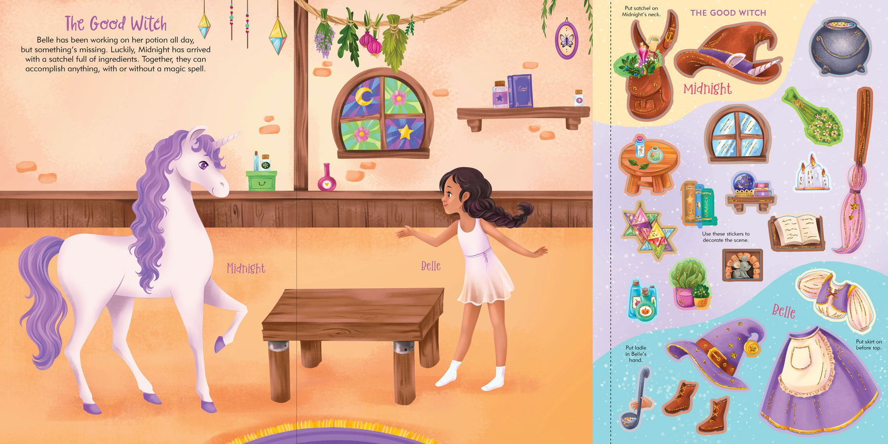 Unicorns | Sticker Doll Dress Up