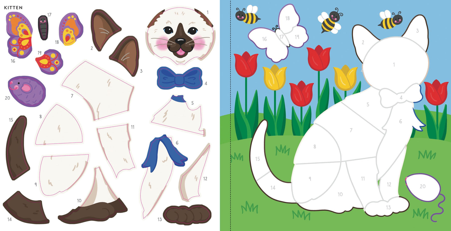 Furry Friends | My First Color By Sticker
