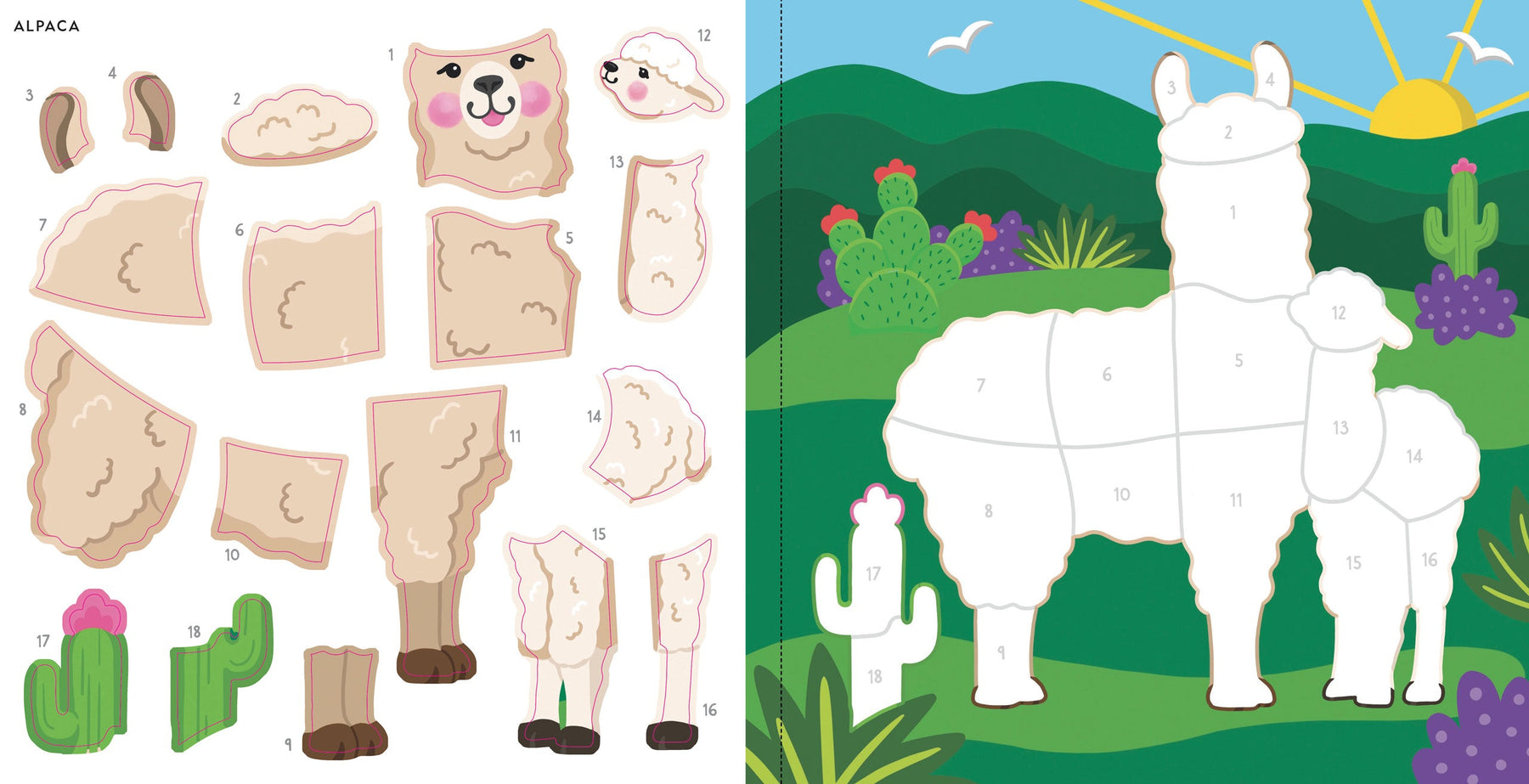 Furry Friends | My First Color By Sticker