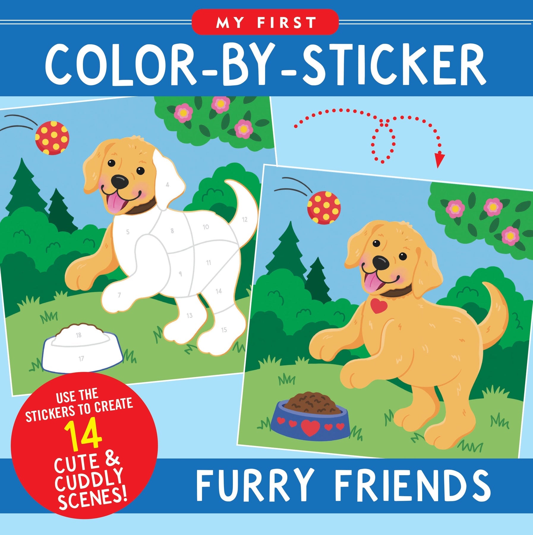 Furry Friends | My First Color By Sticker