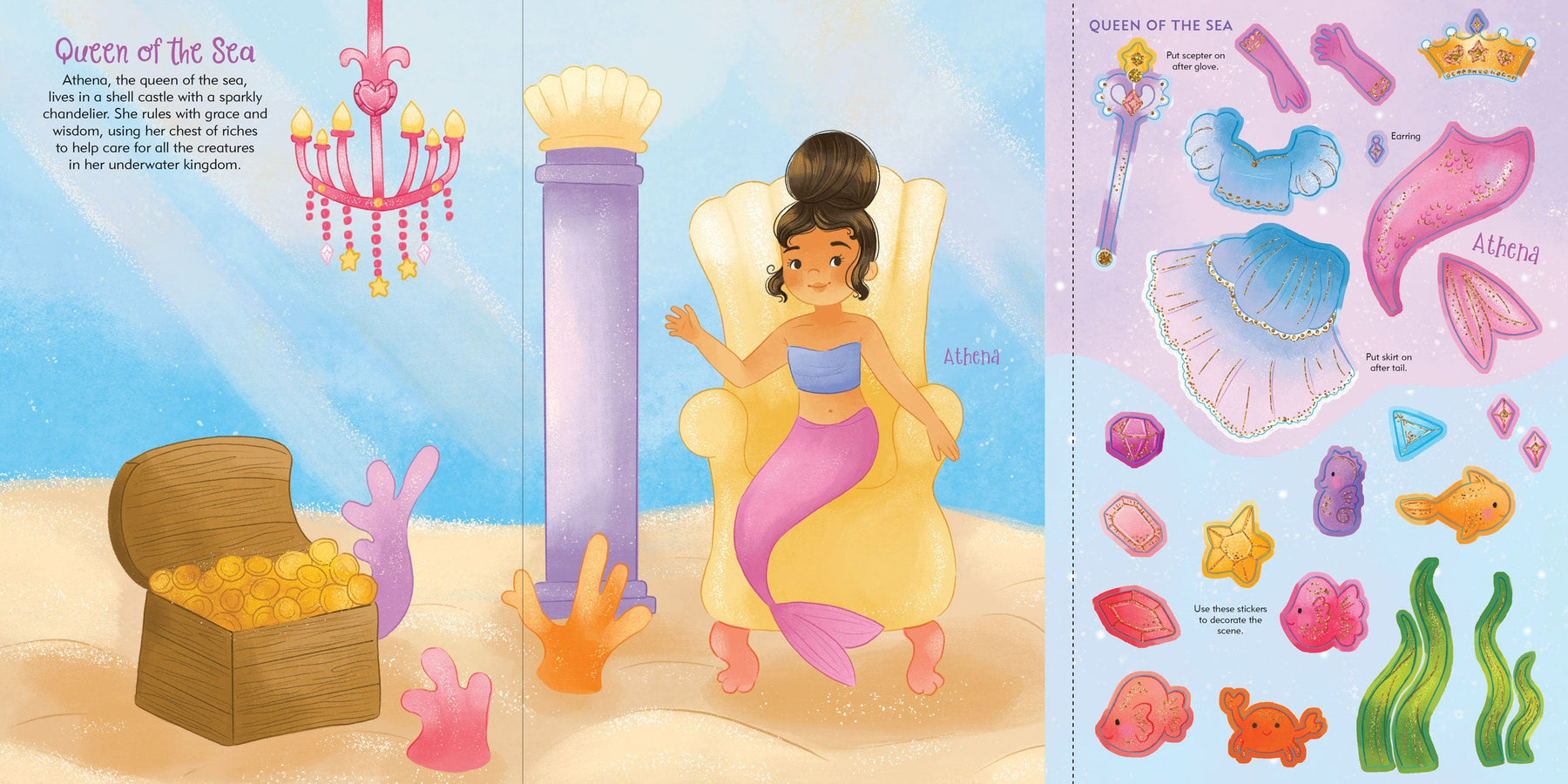 Mermaids | Sticker Doll Dress Up