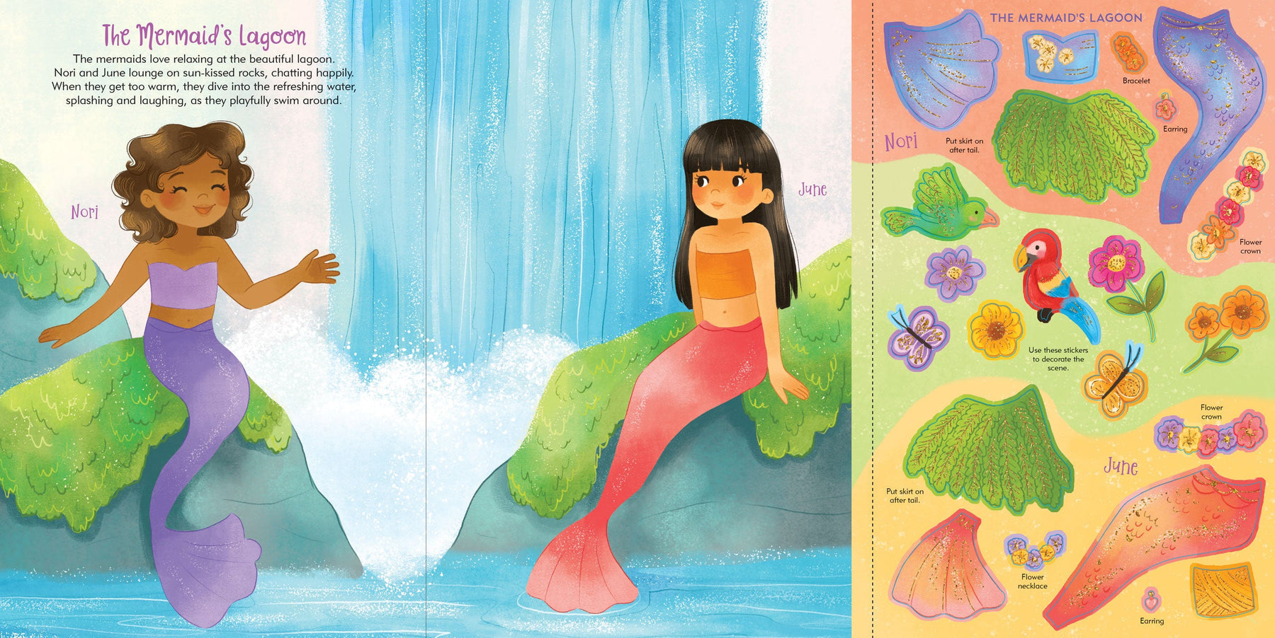 Mermaids | Sticker Doll Dress Up