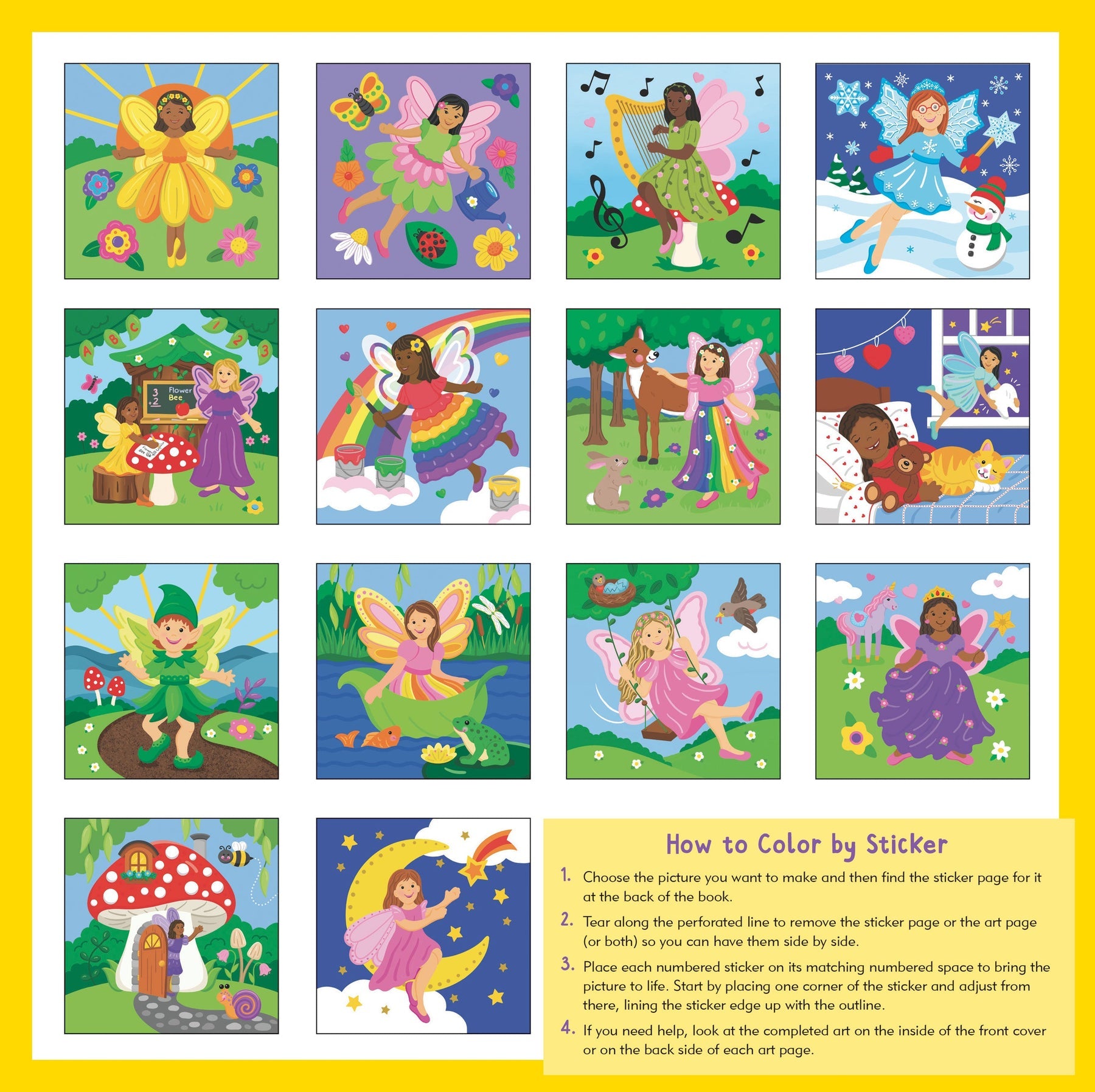 Fairies | My First Color By Sticker