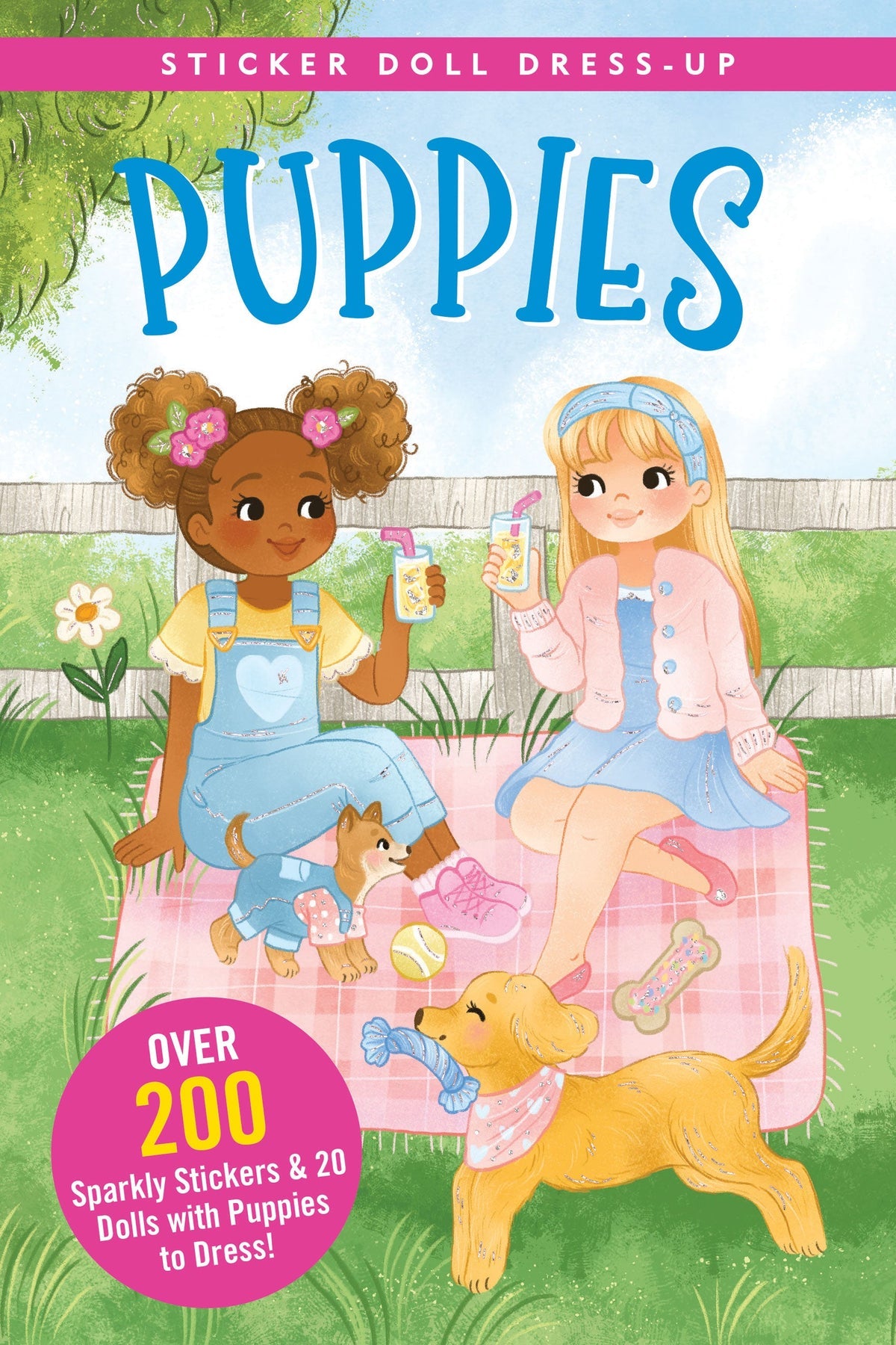 Puppies | Sticker Doll Dress Up