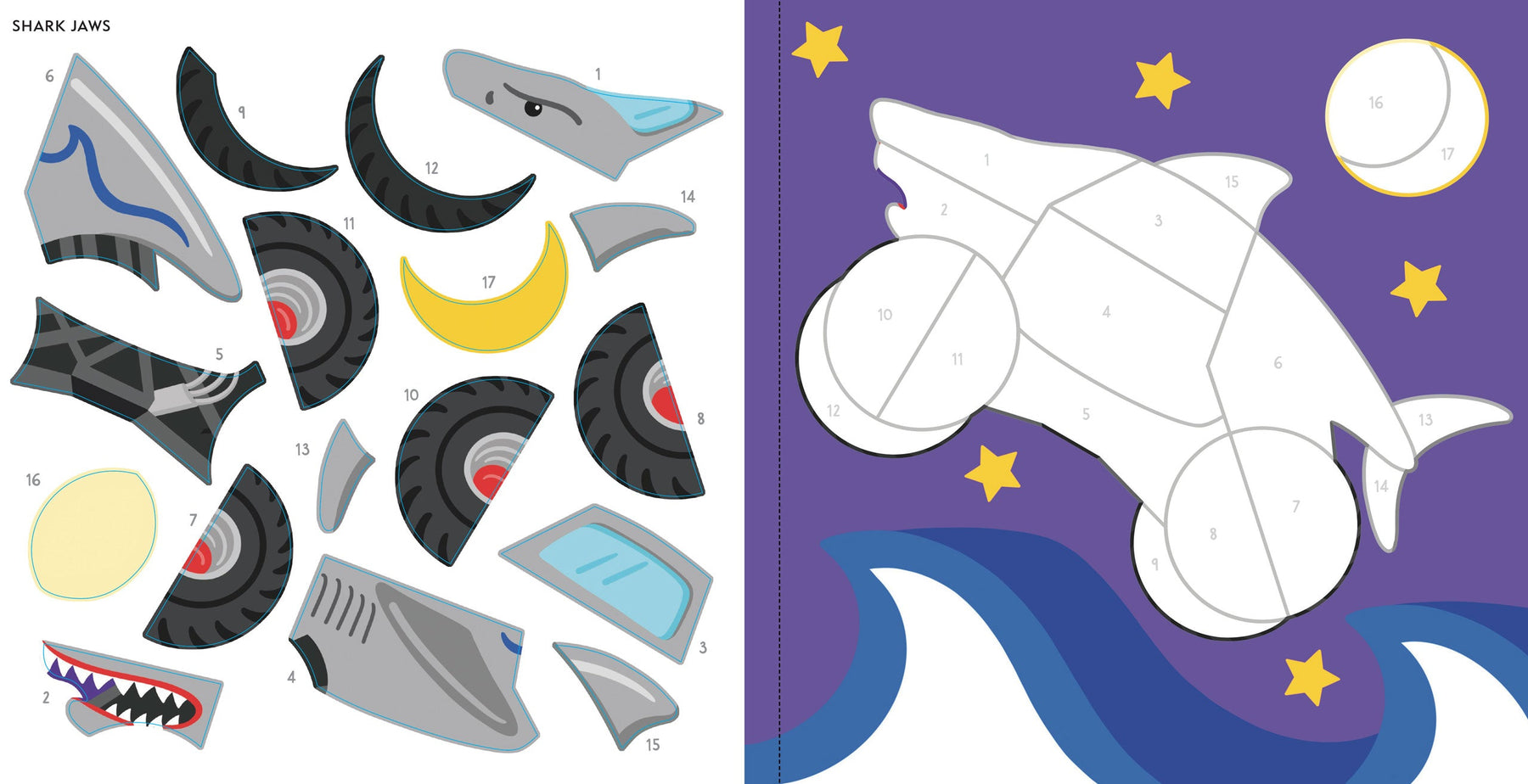Monster Trucks | My First Color By Sticker