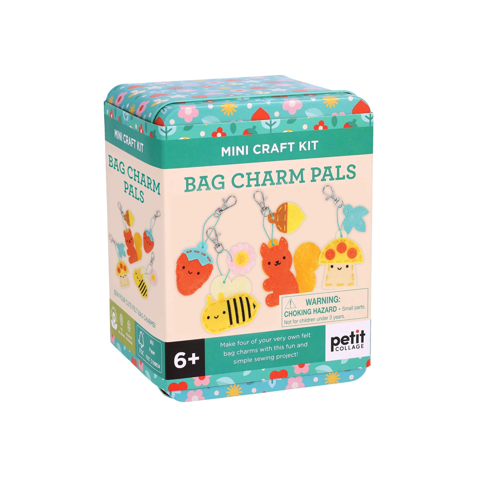 Bag Charm Pals Mini Craft Kit | Petit Collage