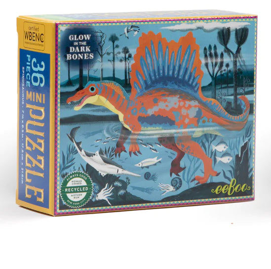 Dinosaur 36 Piece Mini Eeboo Puzzle