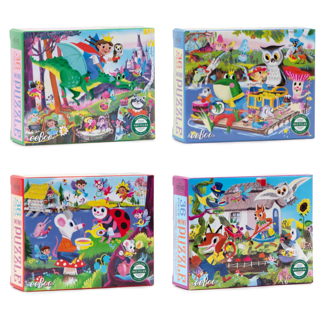 Fairies & Tales 36 Piece Mini Eeboo Puzzle