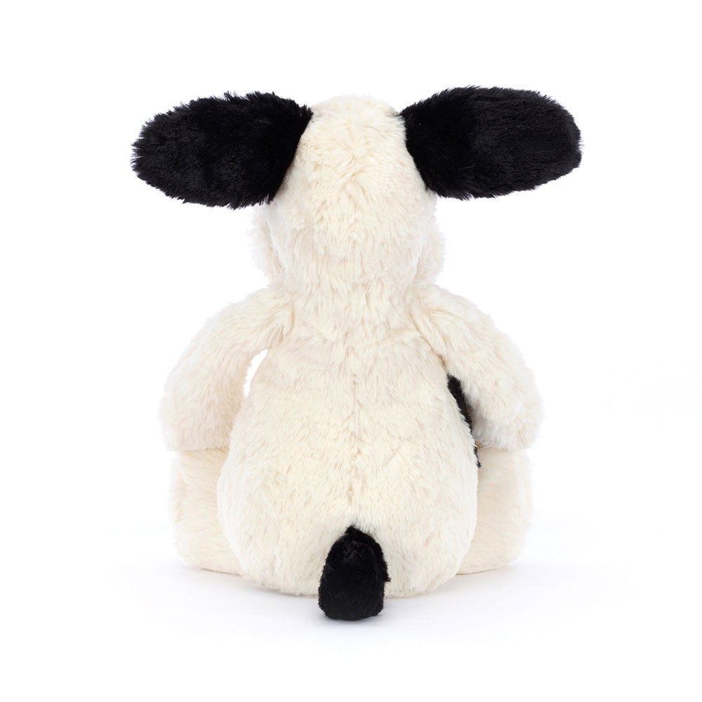 Bashful Black & Cream Puppy Medium | Jellycat