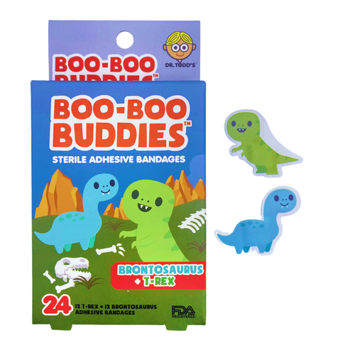 Brontosaurus & T-Rex | Boo Boo Buddies Bandages