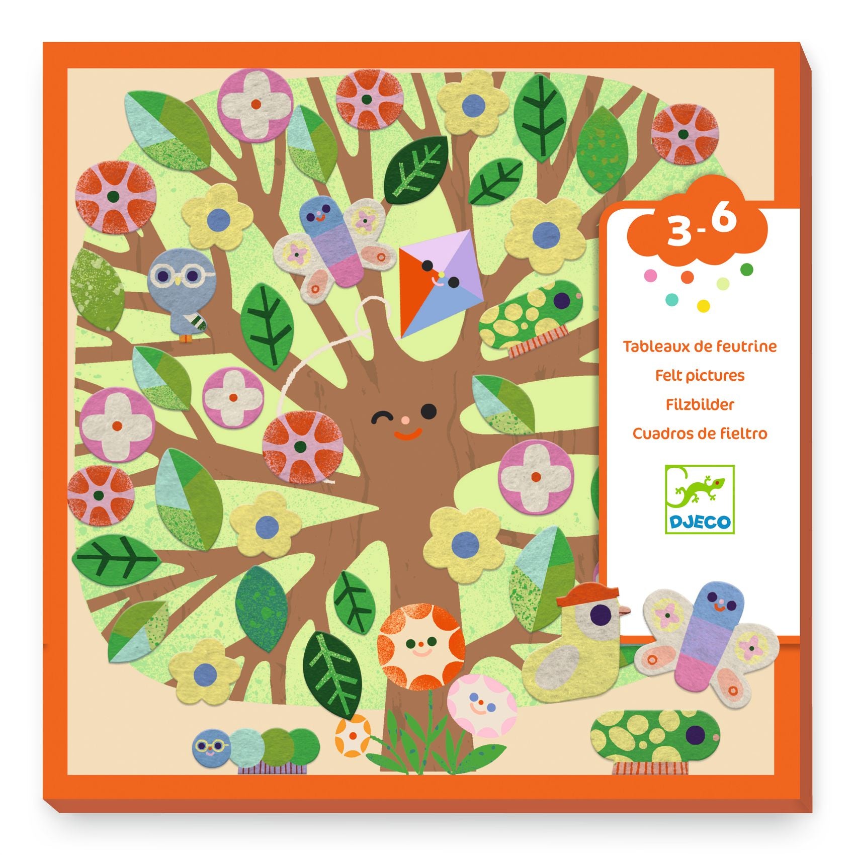 Through the Seasons Felt Pictures | Djeco