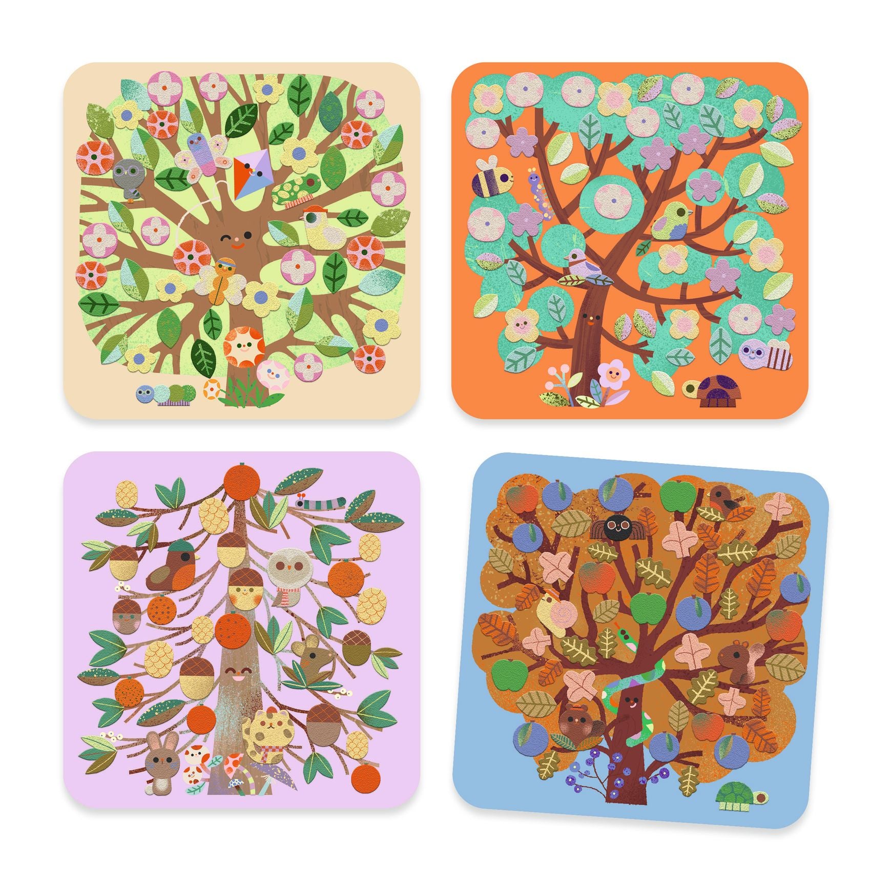 Through the Seasons Felt Pictures | Djeco