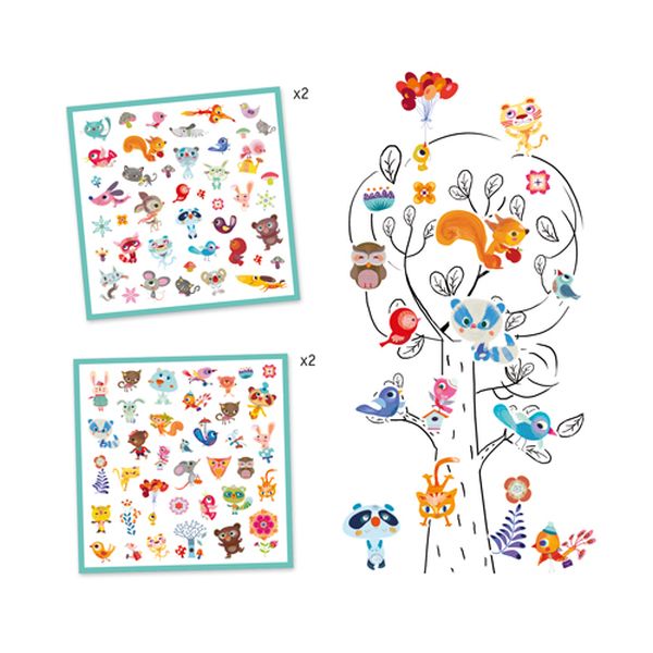 Little Friends Stickers | Djeco