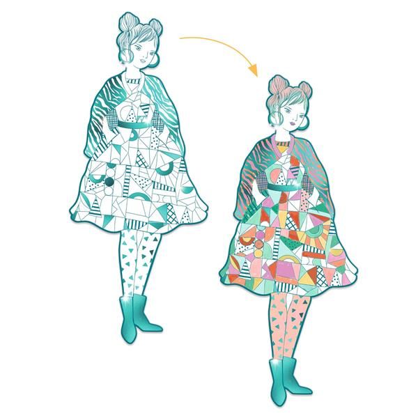 Fashion Colouring Rebekka & Friends | Djeco