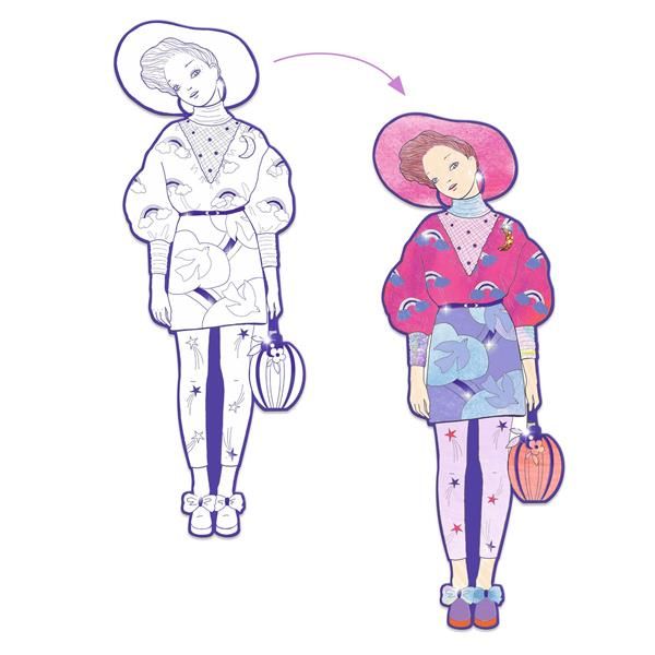 Fashion Colouring Zaho & Friends | Djeco