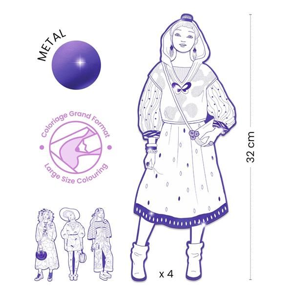 Fashion Colouring Zaho & Friends | Djeco