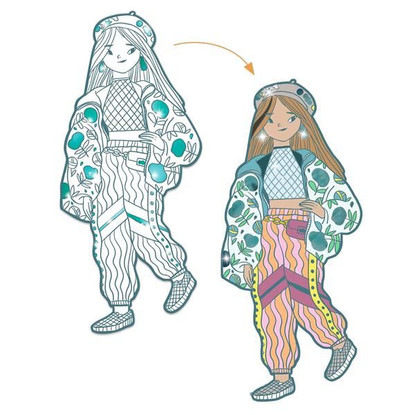 Fashion Colouring Angèle & Friends | Djeco