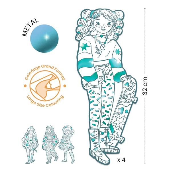 Fashion Colouring Angèle & Friends | Djeco