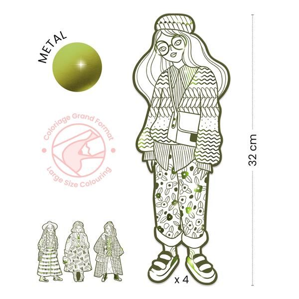 Fashion Colouring Bowie & Friends | Djeco
