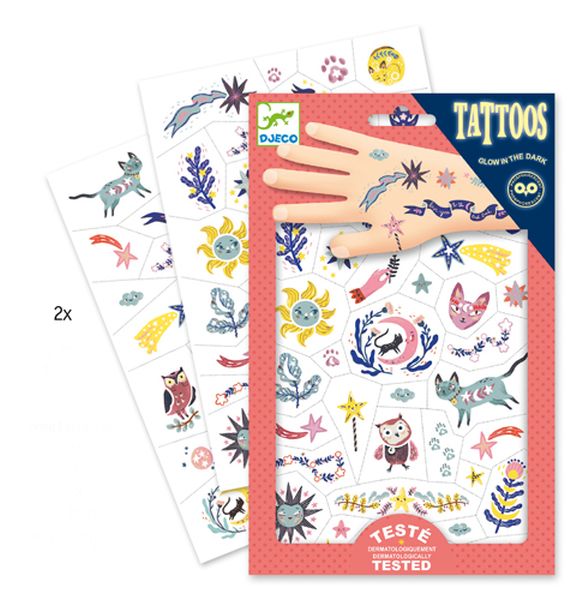 Sweet Dreams Temporary Tattoos | Djeco