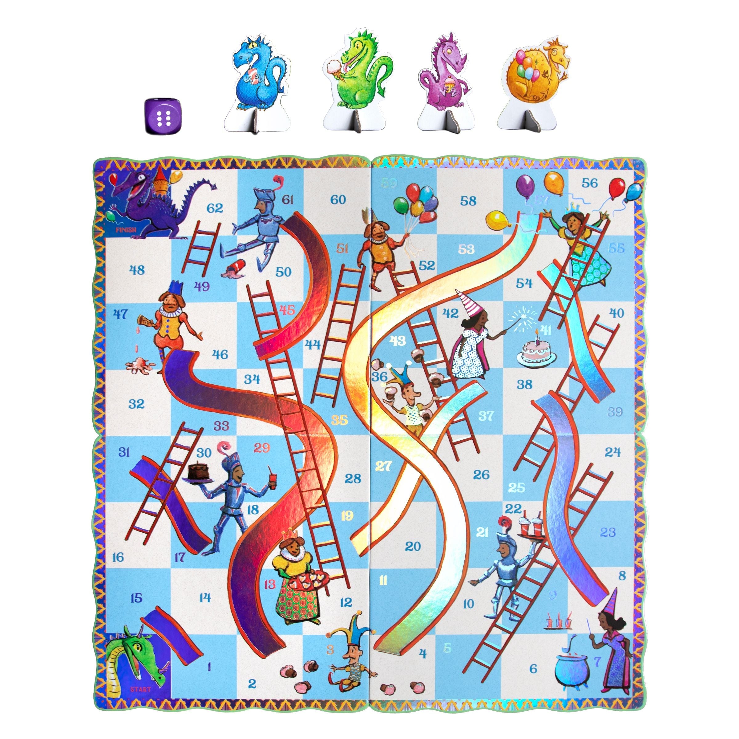 Slips and Ladders Dragon Edition | Eeboo