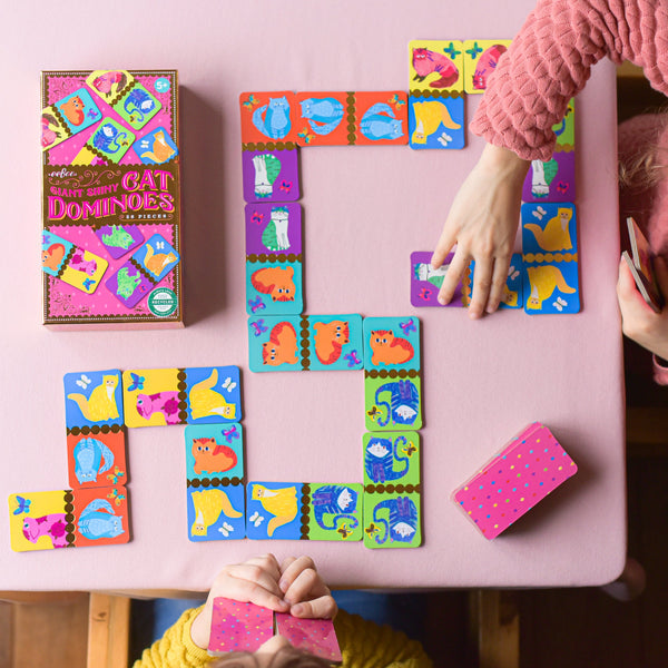 Giant Shiny Cat Dominoes | Eeboo