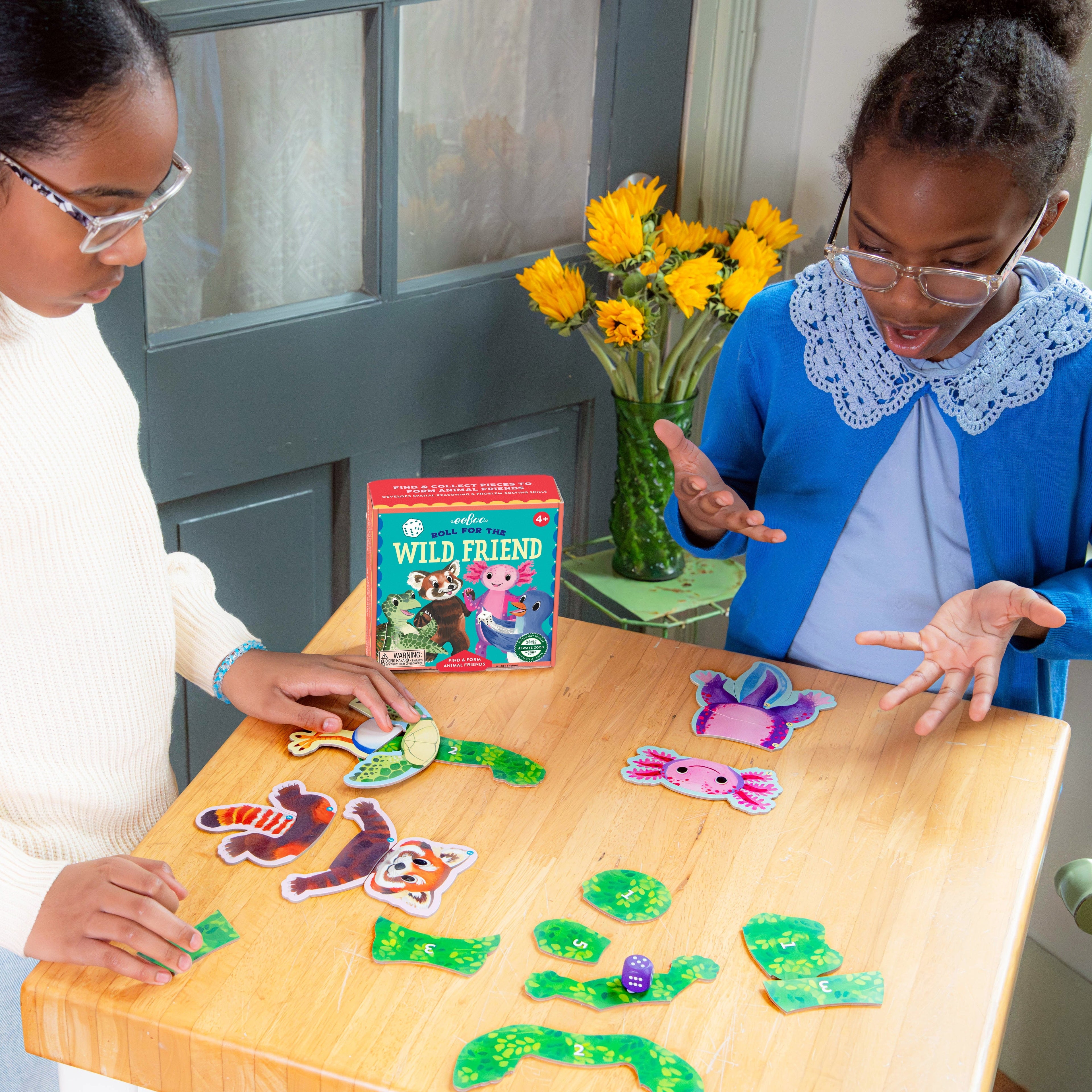 Roll for the Wild Animal | Eeboo Dice Game