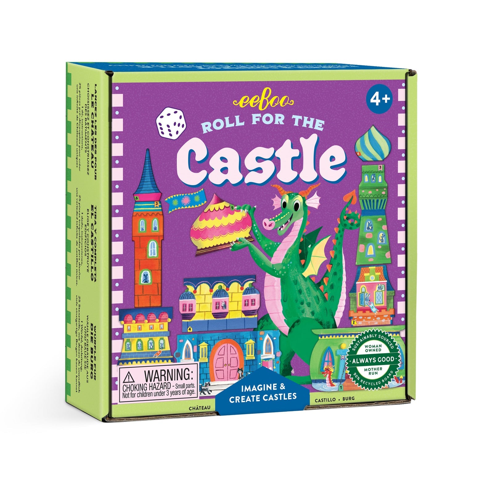 Roll For the Castle | Eeboo Dice Game