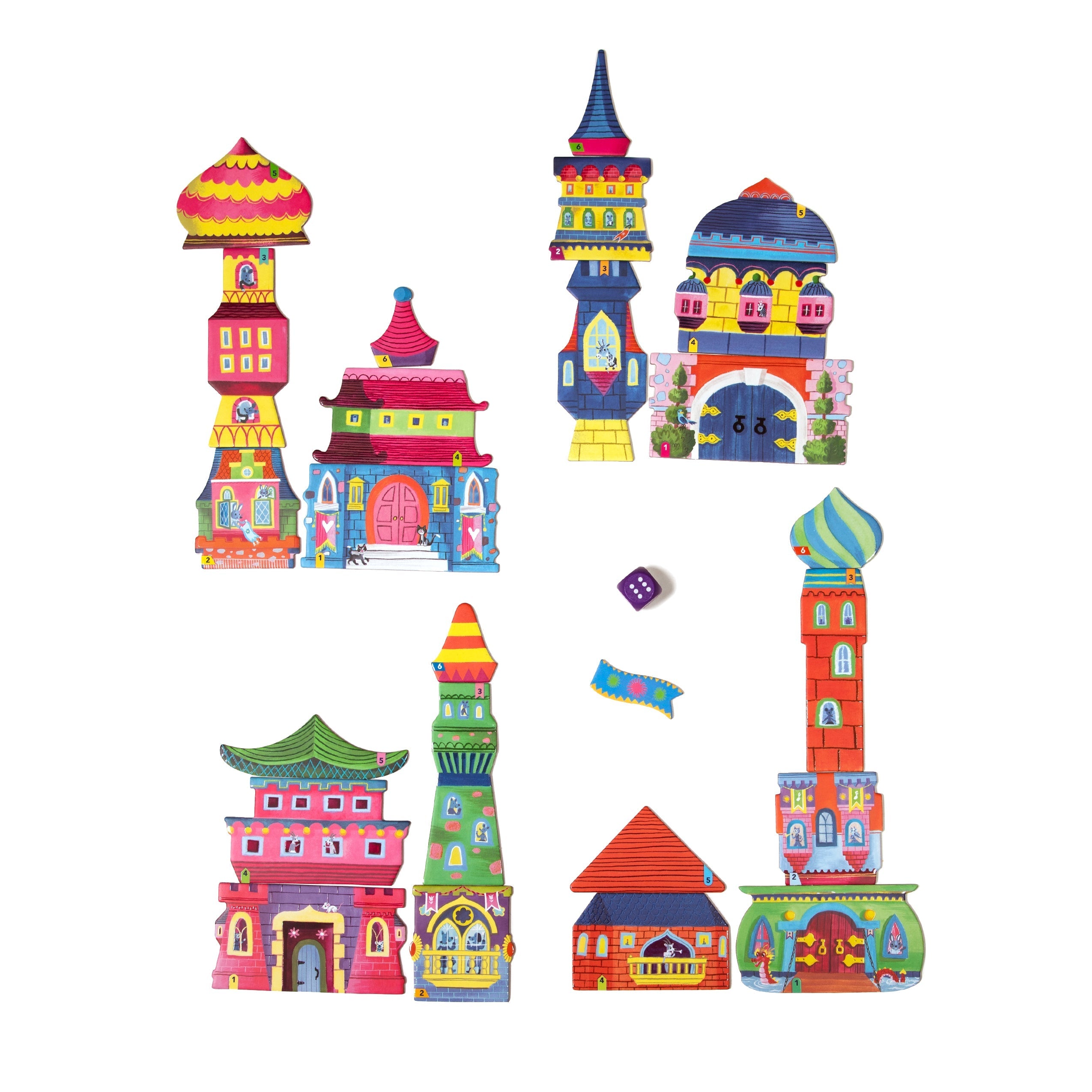 Roll For the Castle | Eeboo Dice Game
