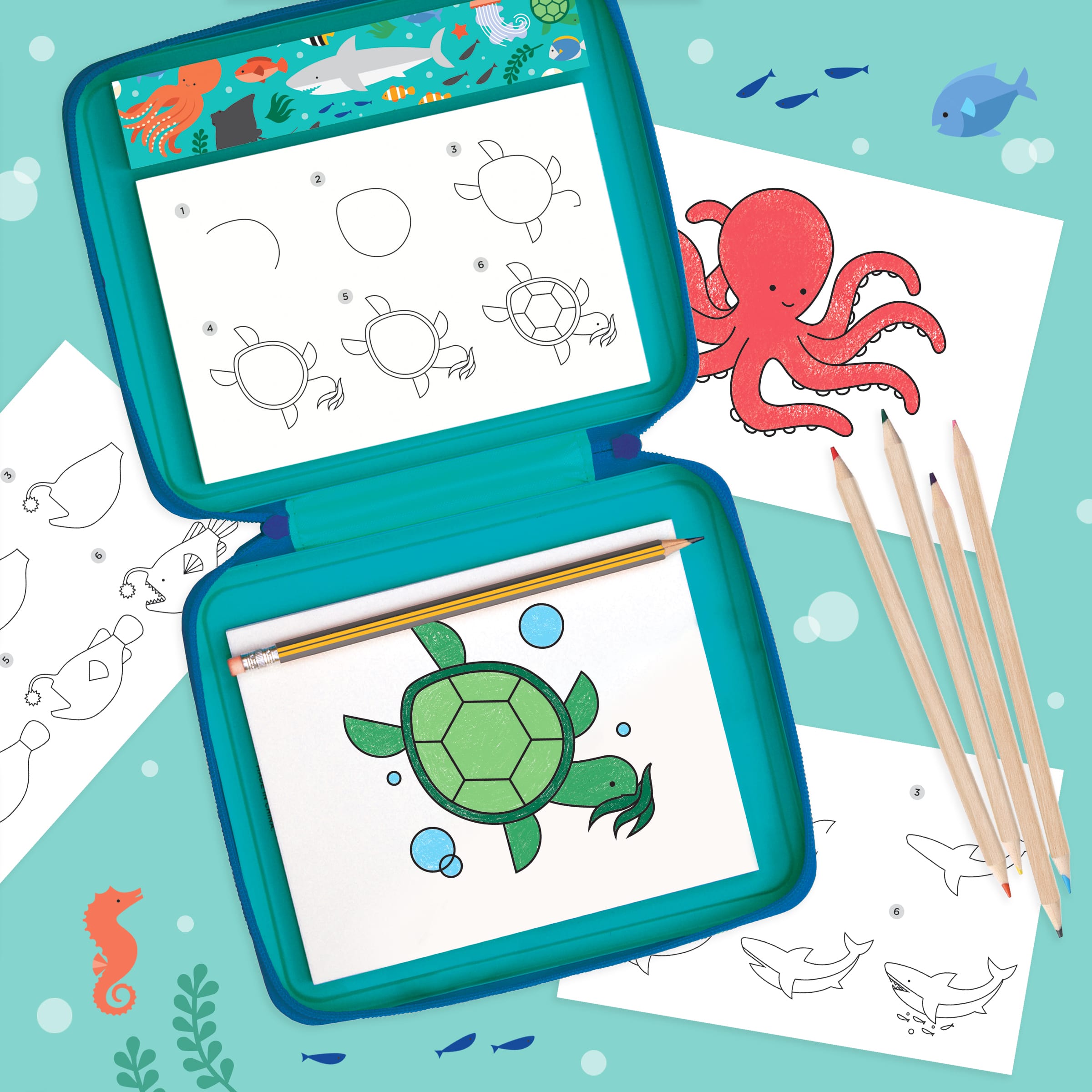 How to Draw Ocean Life