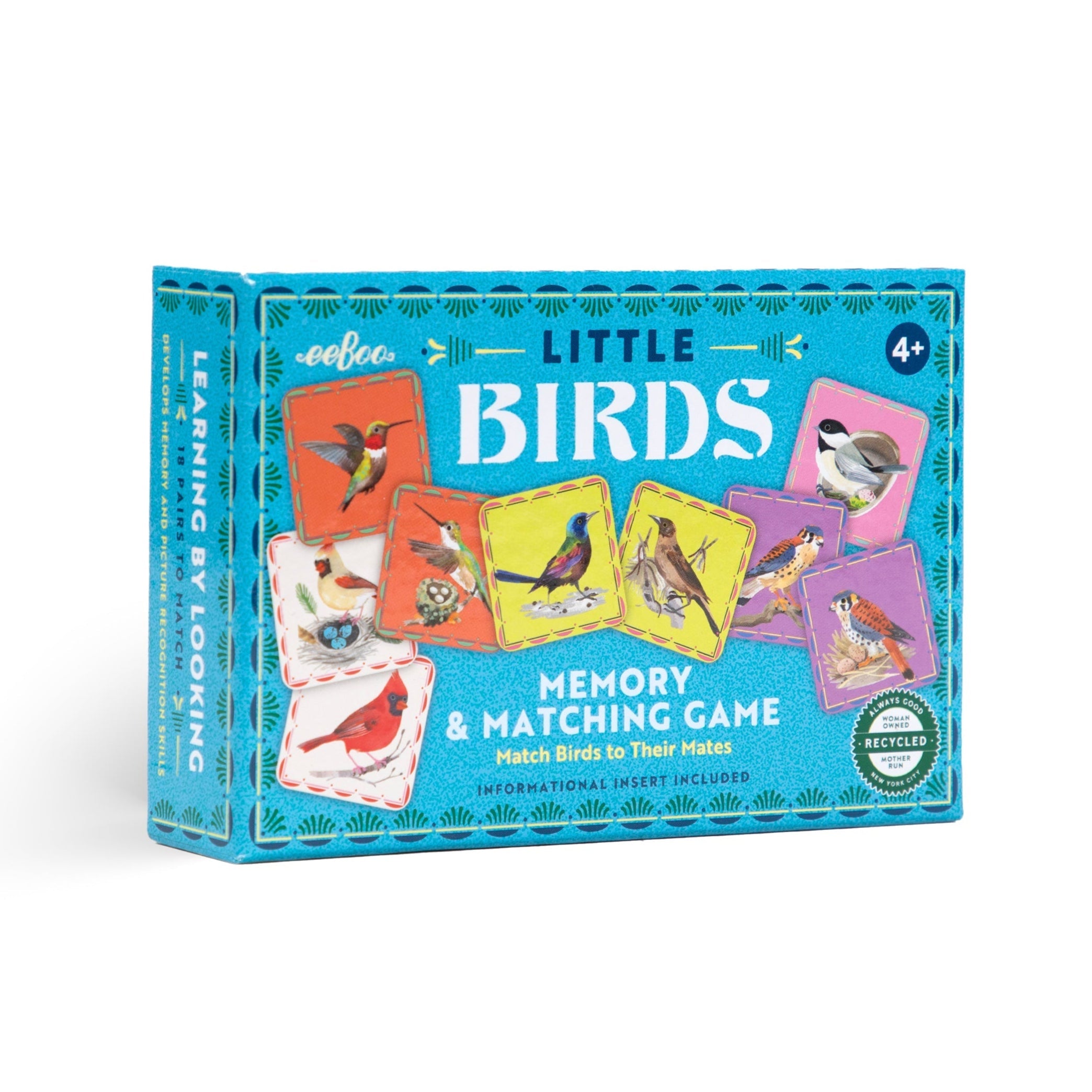 Birds | Eeboo Memory & Matching Game