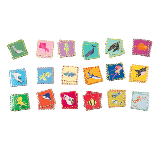 Sea Animals Memory & Matching Game | Eeboo