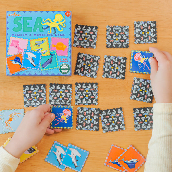 Sea Animals Memory & Matching Game | Eeboo