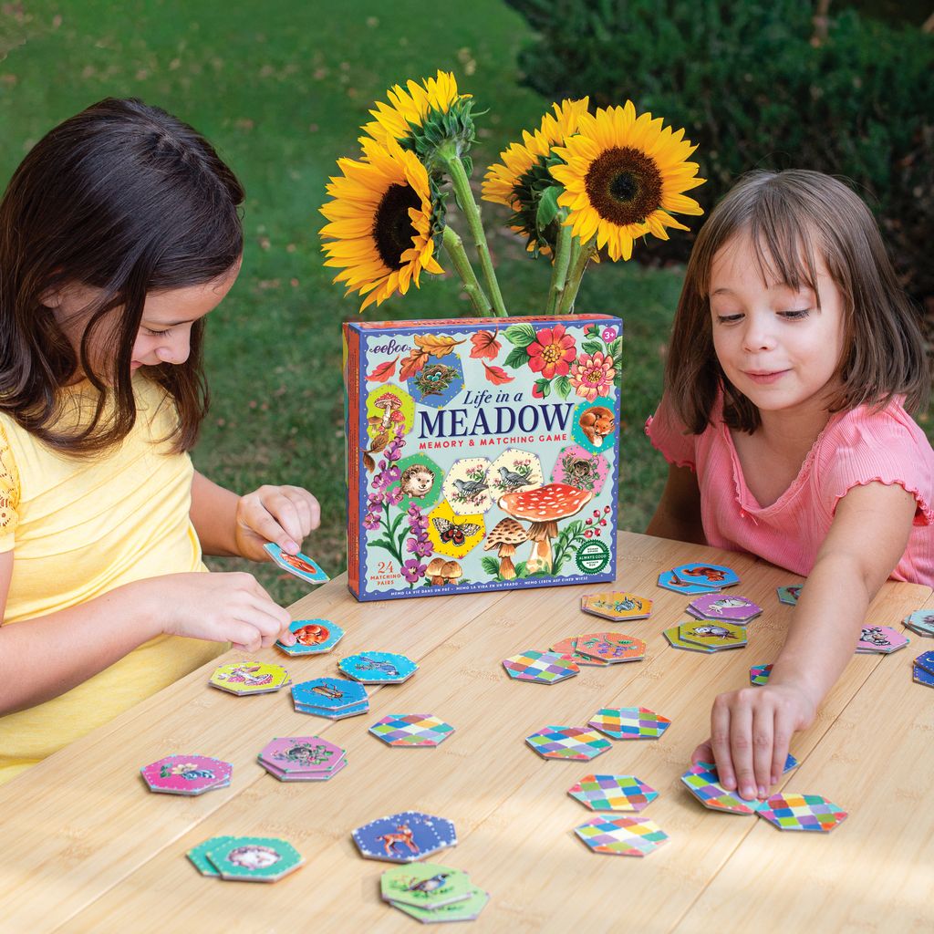 Life in a Meadow | Eeboo Memory & Matching Game