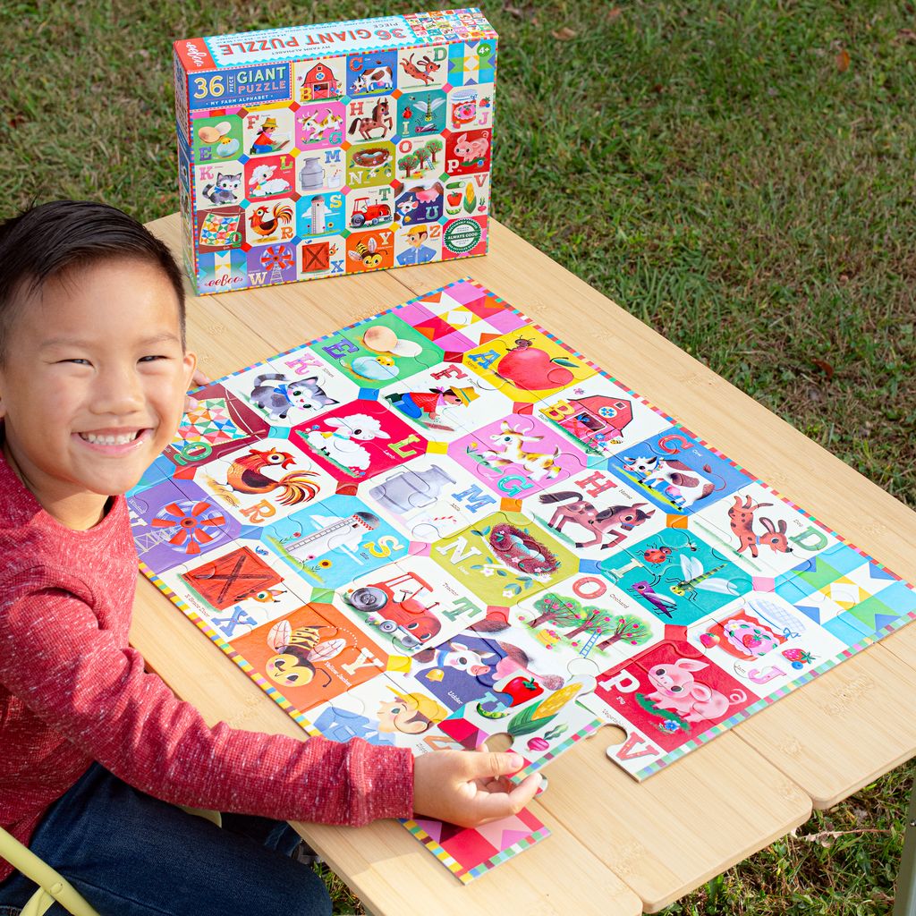 My Farm Alphabet 36 Piece Giant Eeboo Puzzle