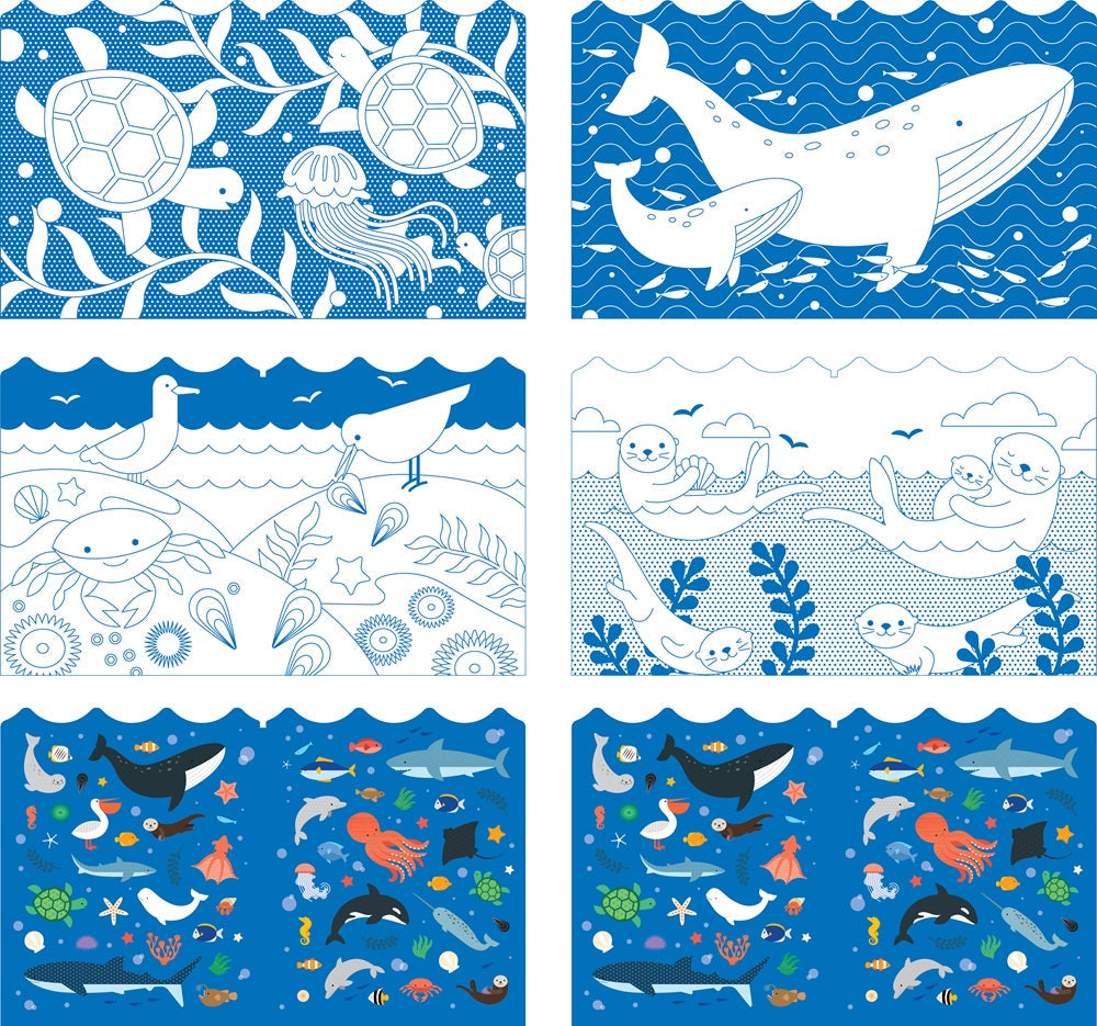 Ocean Colouring Book | Petit Collage