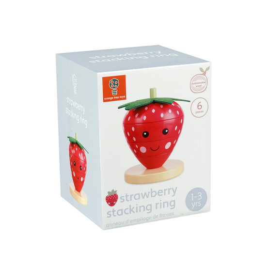 Strawberry Stacking Ring | Orange Tree Toys