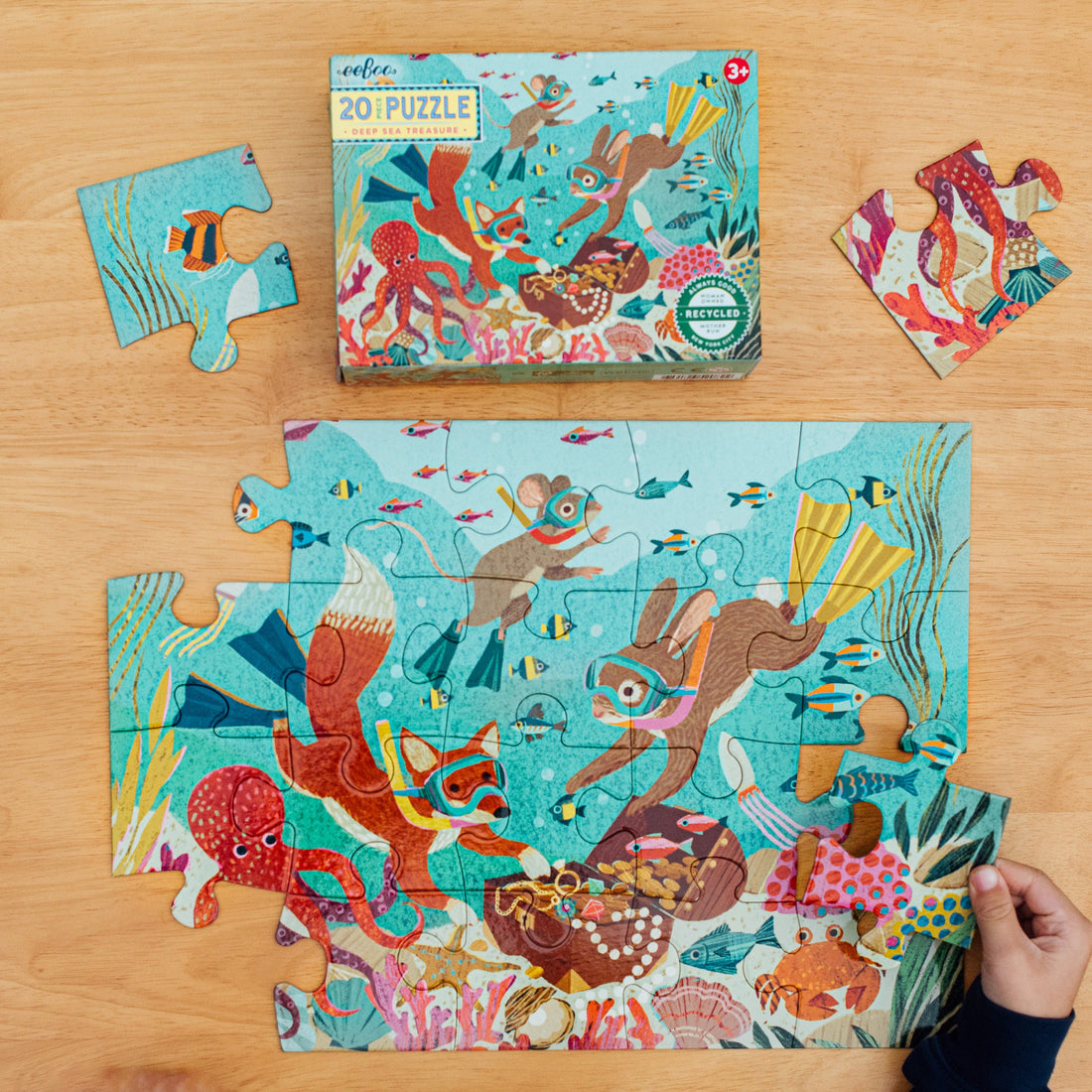 Deep Sea Treasure 20 Piece Eeboo Puzzle