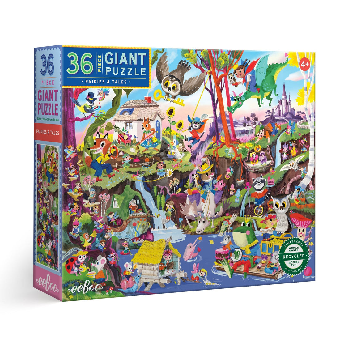 Fairies & Tales 36 Piece Giant Eeboo Puzzle